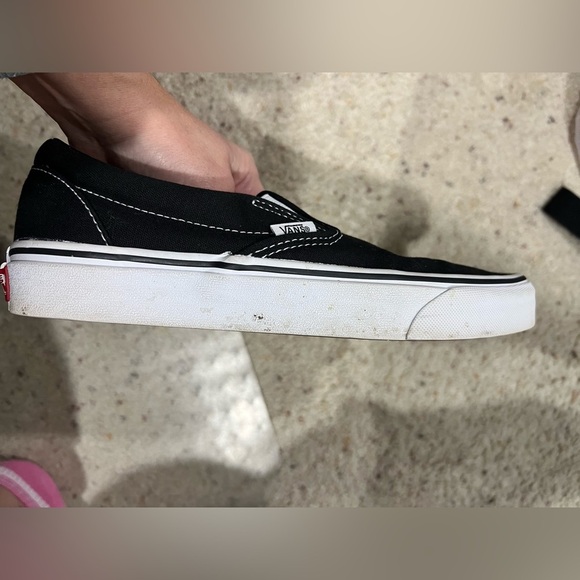 Black Vans men’s 7.5 women’s 9 - Picture 3 of 7